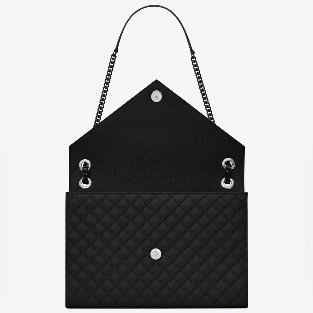 MSRP$3300 NWT YSL SAINT LAURENT Large TriQuilted Matelasse Grain de Poudre - Picture 11 of 17